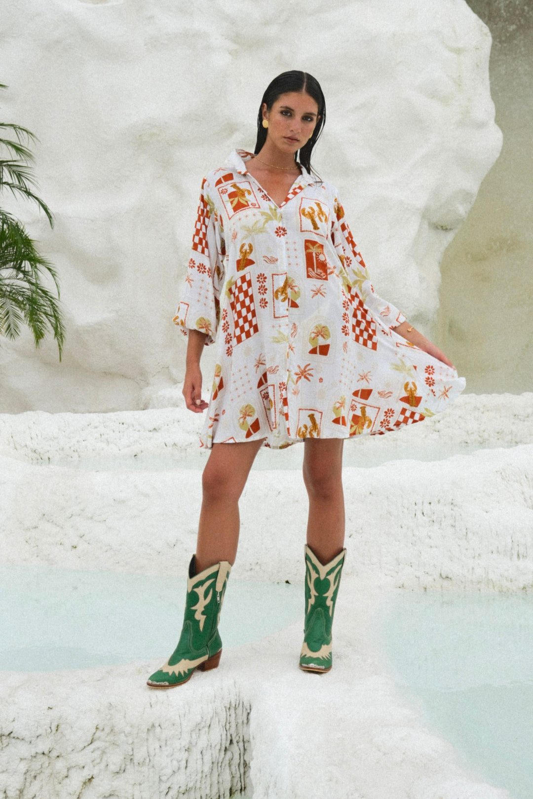 Long Lunch Shirt Dress