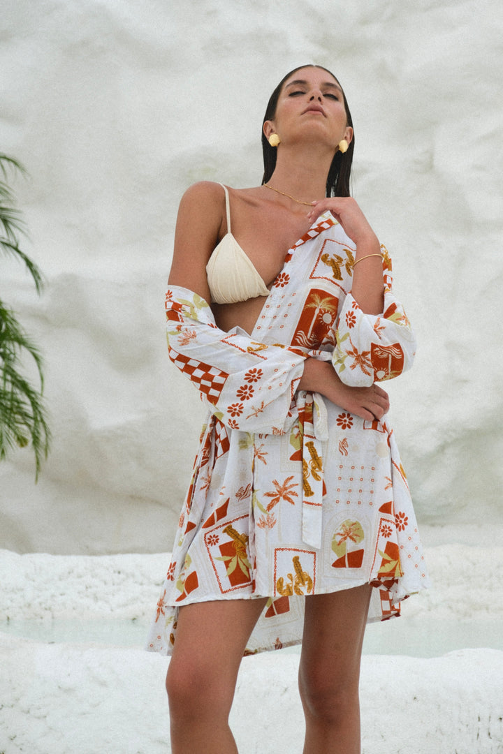 Long Lunch Shirt Dress