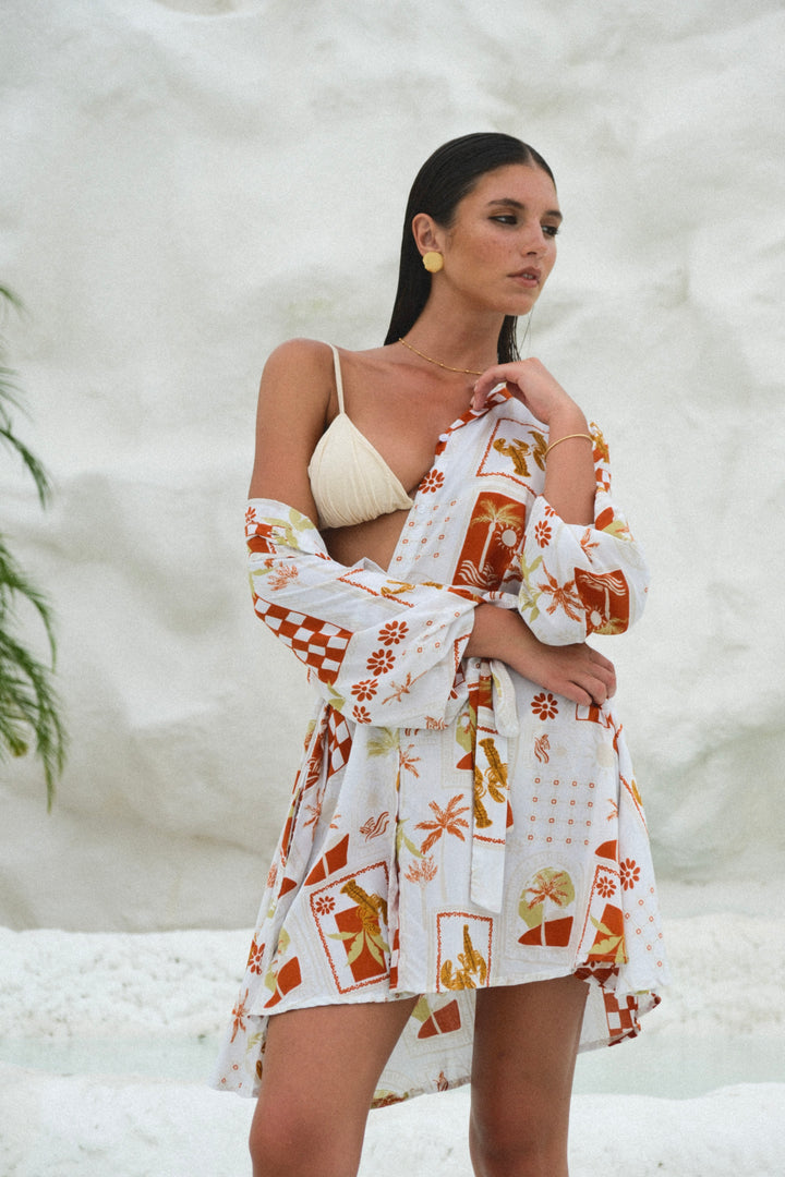 Long Lunch Shirt Dress