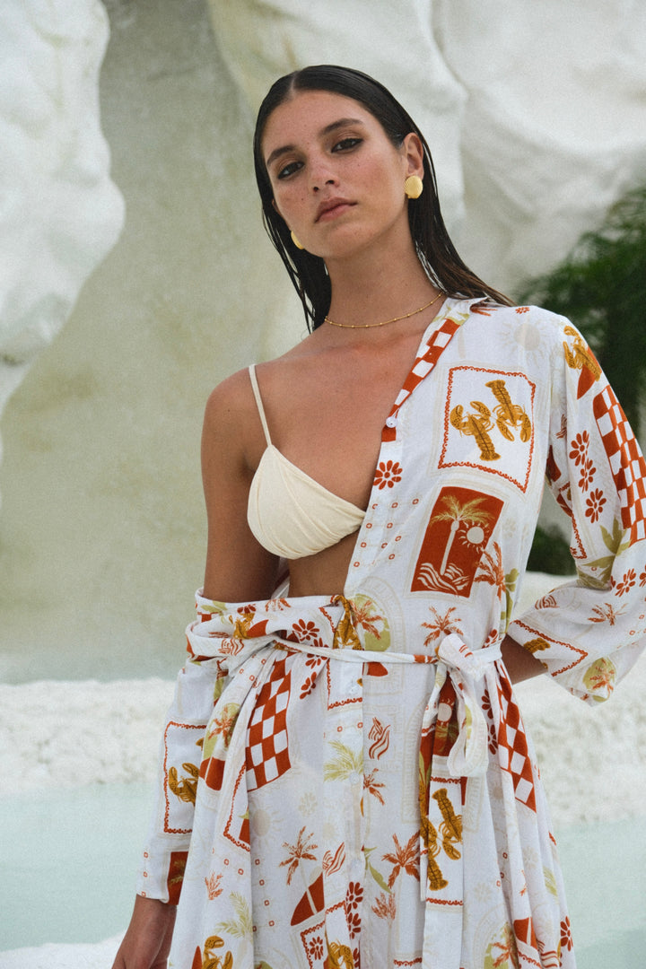 Long Lunch Shirt Dress