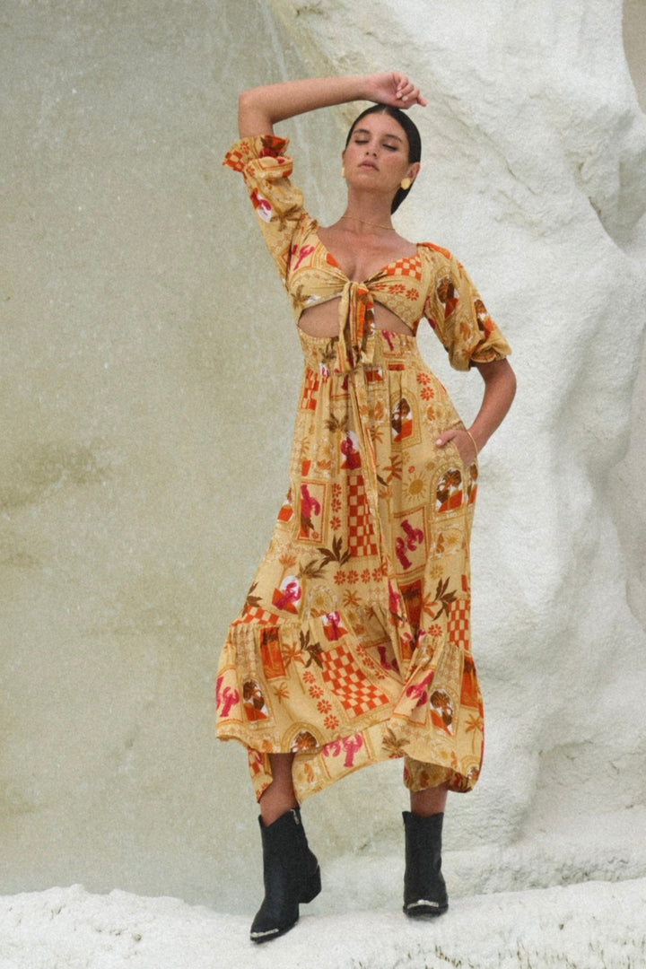 Italian Summer Tie Dress