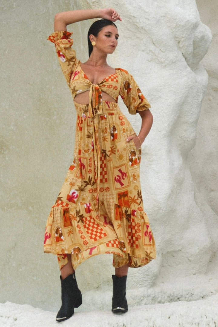 Italian Summer Tie Dress