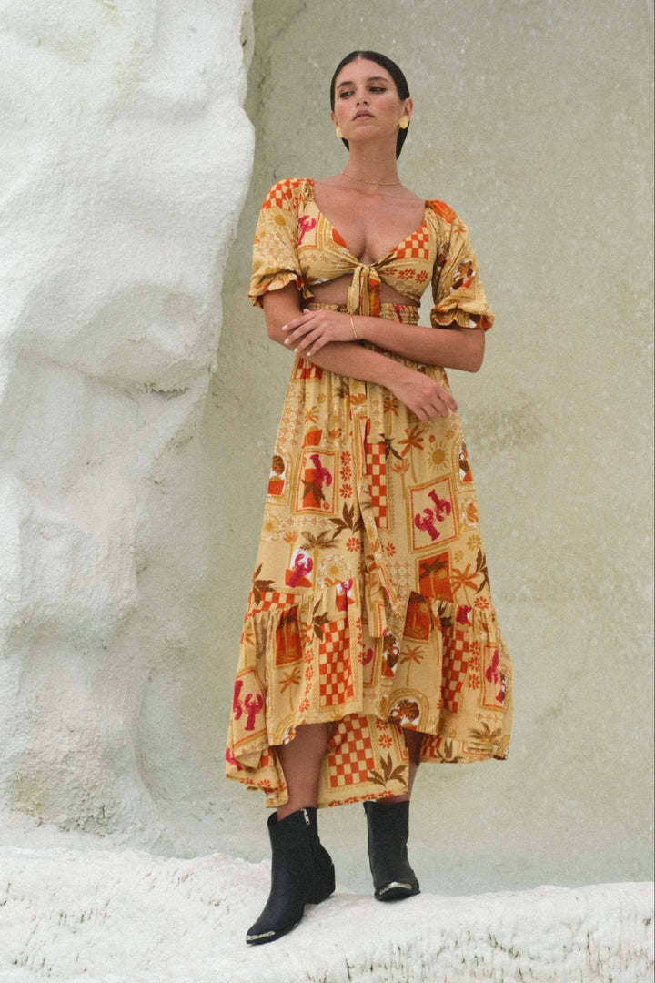 Italian Summer Tie Dress