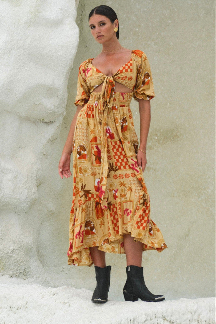 Italian Summer Tie Dress