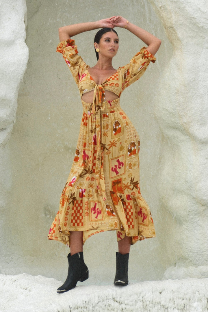 Italian Summer Tie Dress