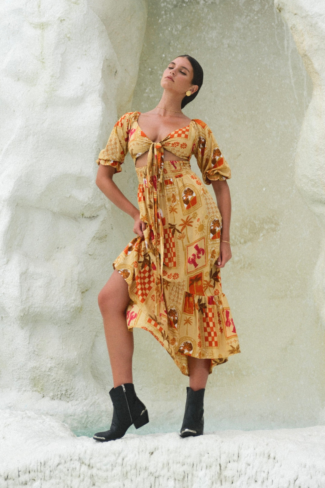 Italian Summer Tie Dress