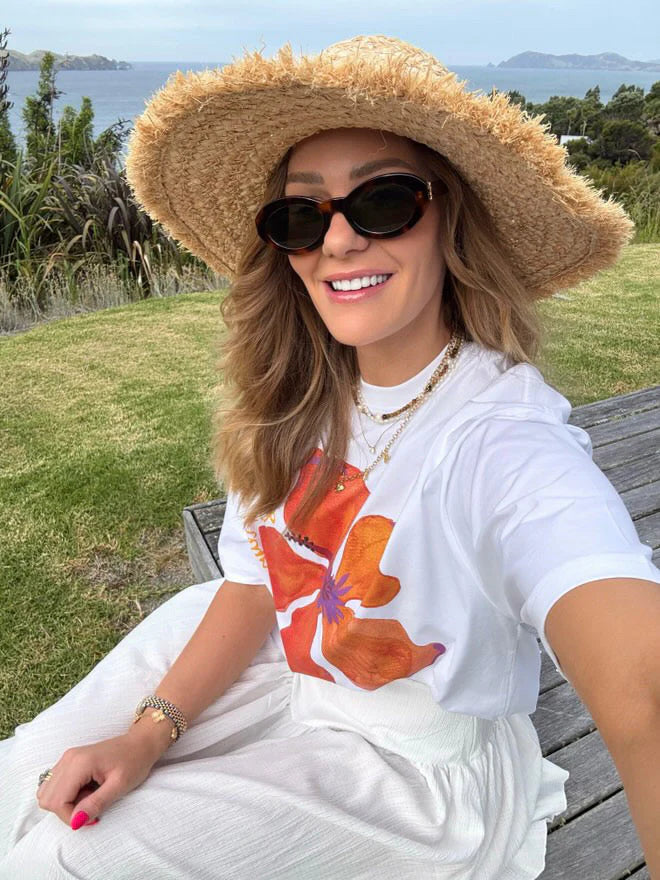 Le Fleur Tropical Oversize Tee