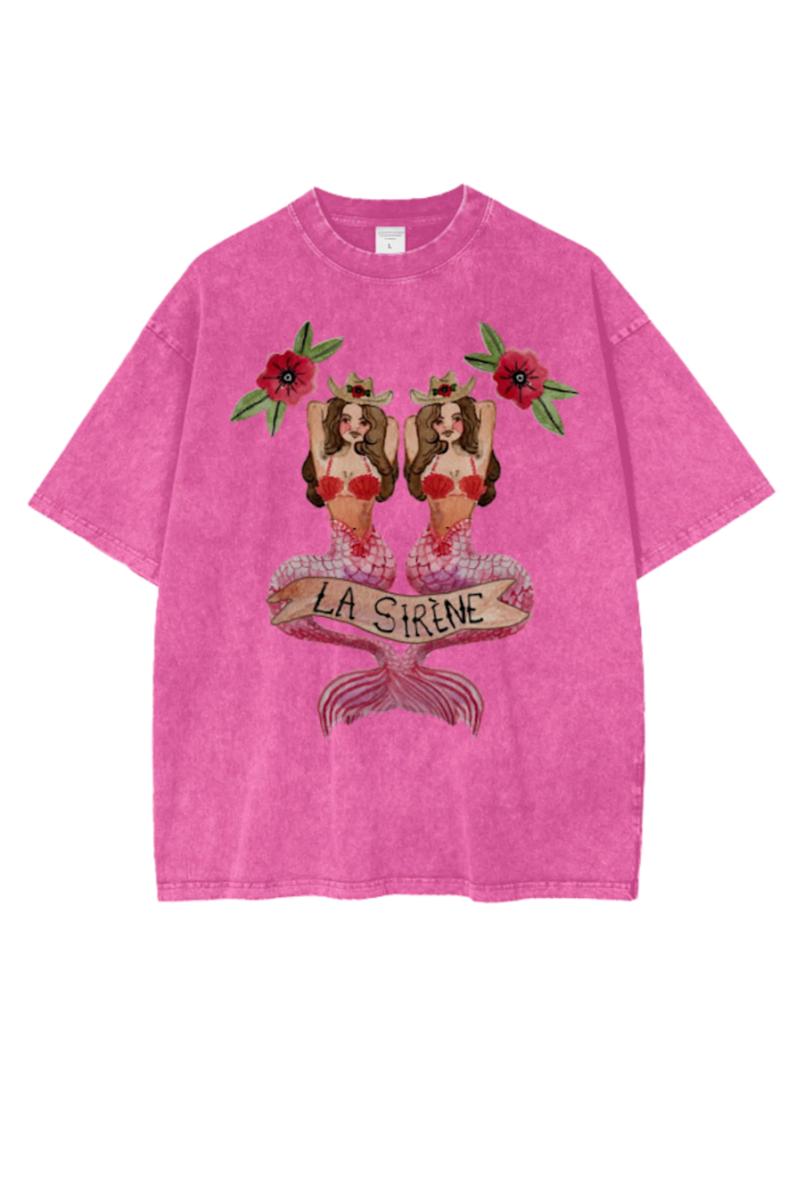 Mermaid La Sirene Oversize Tee