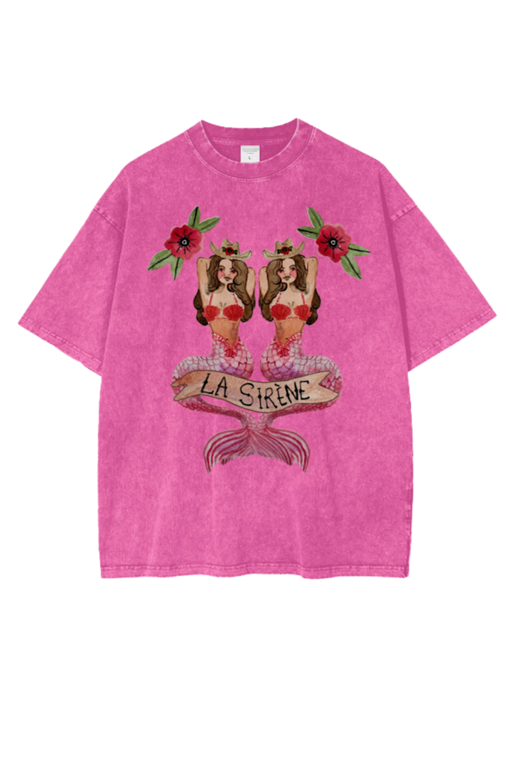 Mermaid La Sirene Oversize Tee