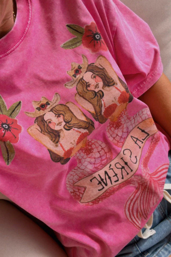 Mermaid La Sirene Oversize Tee