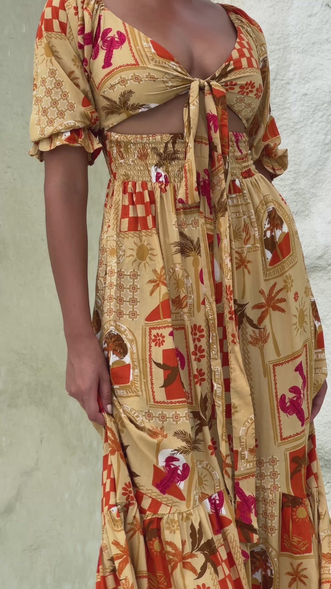 Italian Summer Tie Dress