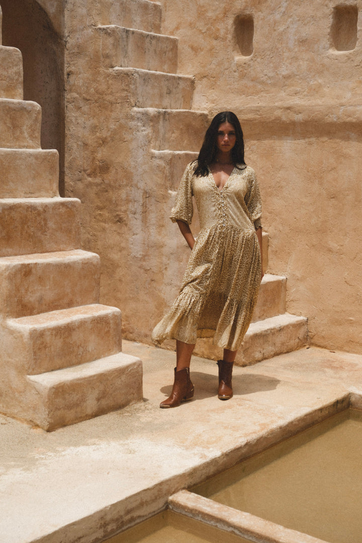Paloma Button Down Gown