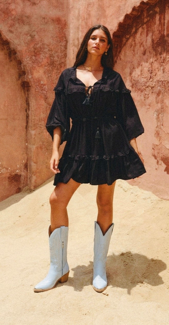 Indigo Cowboy Boot