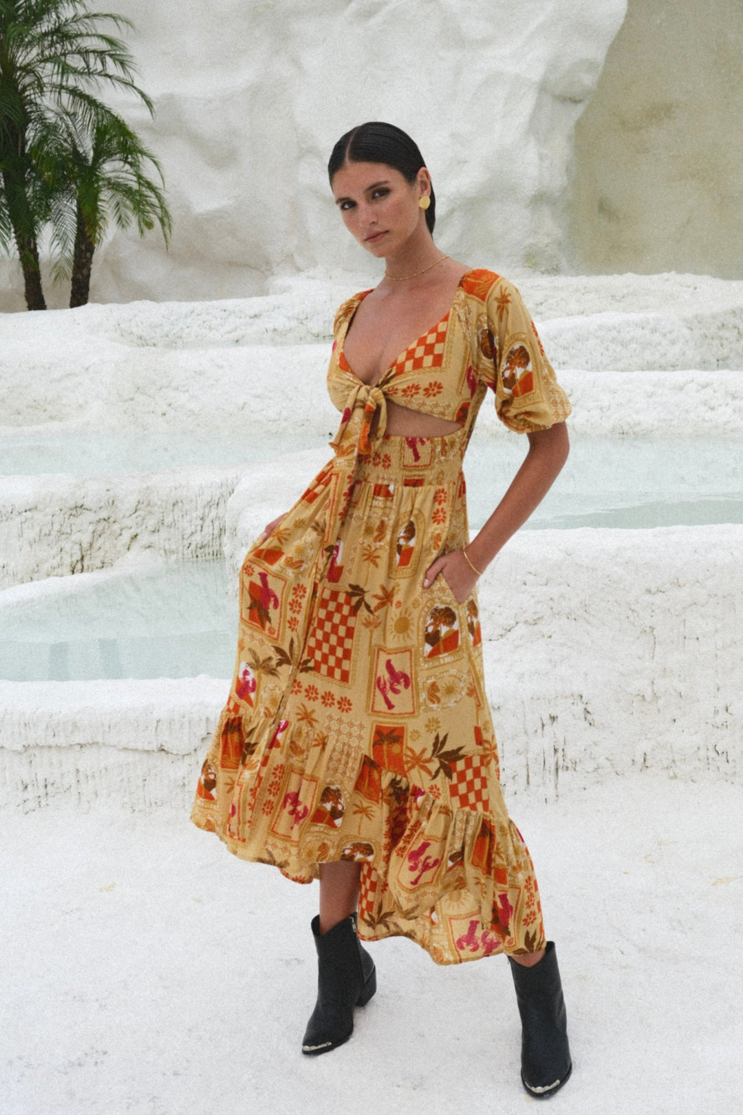 Italian Summer Tie Dress