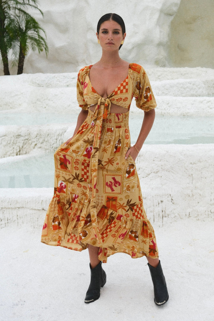 Italian Summer Tie Dress