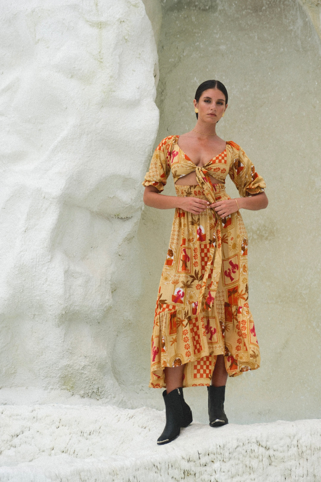 Italian Summer Tie Dress